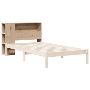 Testiera con Ripiani-Testata contenitore 75 cm in Legno Massello di Pino 395664