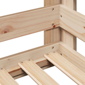 vidaXL Giroletto senza materasso 80x160 cm legno di pino