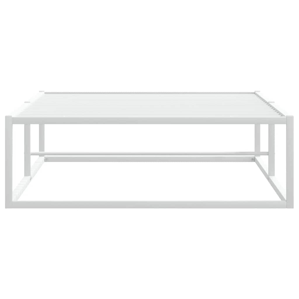 Giroletto senza Materasso-Struttura Letto Bianco 90x200 cm in Metallo