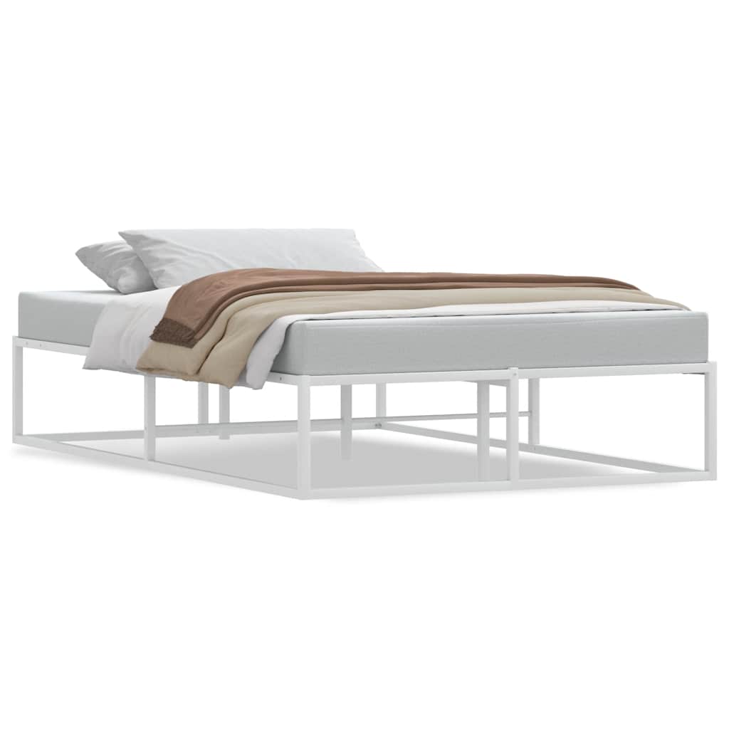 Giroletto senza Materasso-Struttura Letto Bianco 120x200 cm in Metallo
