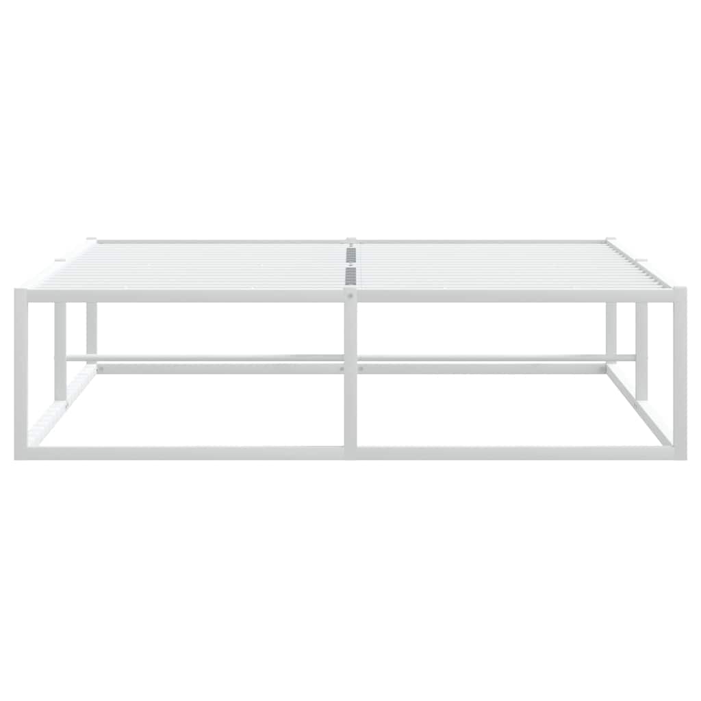Giroletto senza Materasso-Struttura Letto Bianco 120x200 cm in Metallo