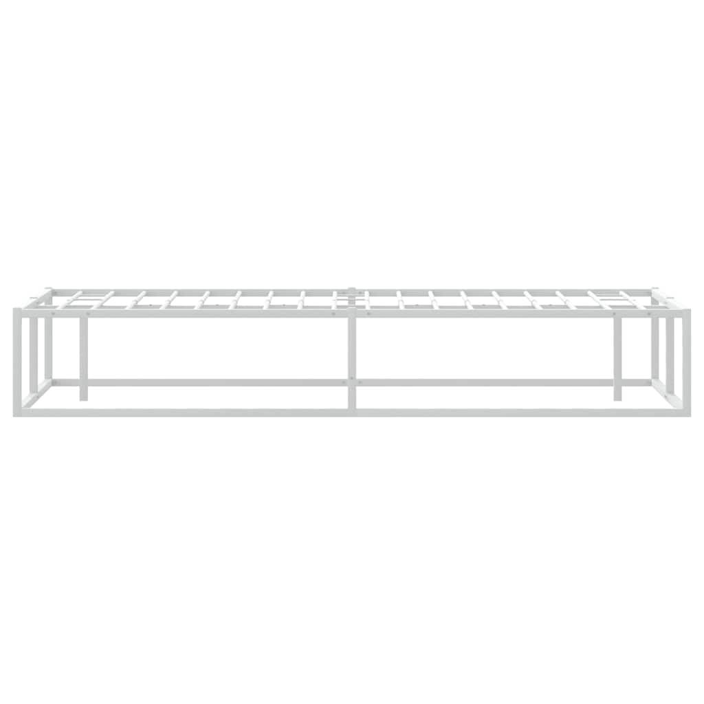 Giroletto senza Materasso-Struttura Letto Bianco 120x200 cm in Metallo
