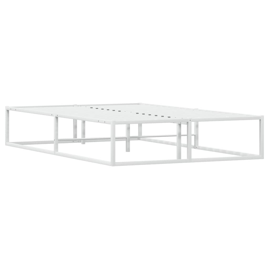 Giroletto senza Materasso-Struttura Letto Bianco 120x200 cm in Metallo
