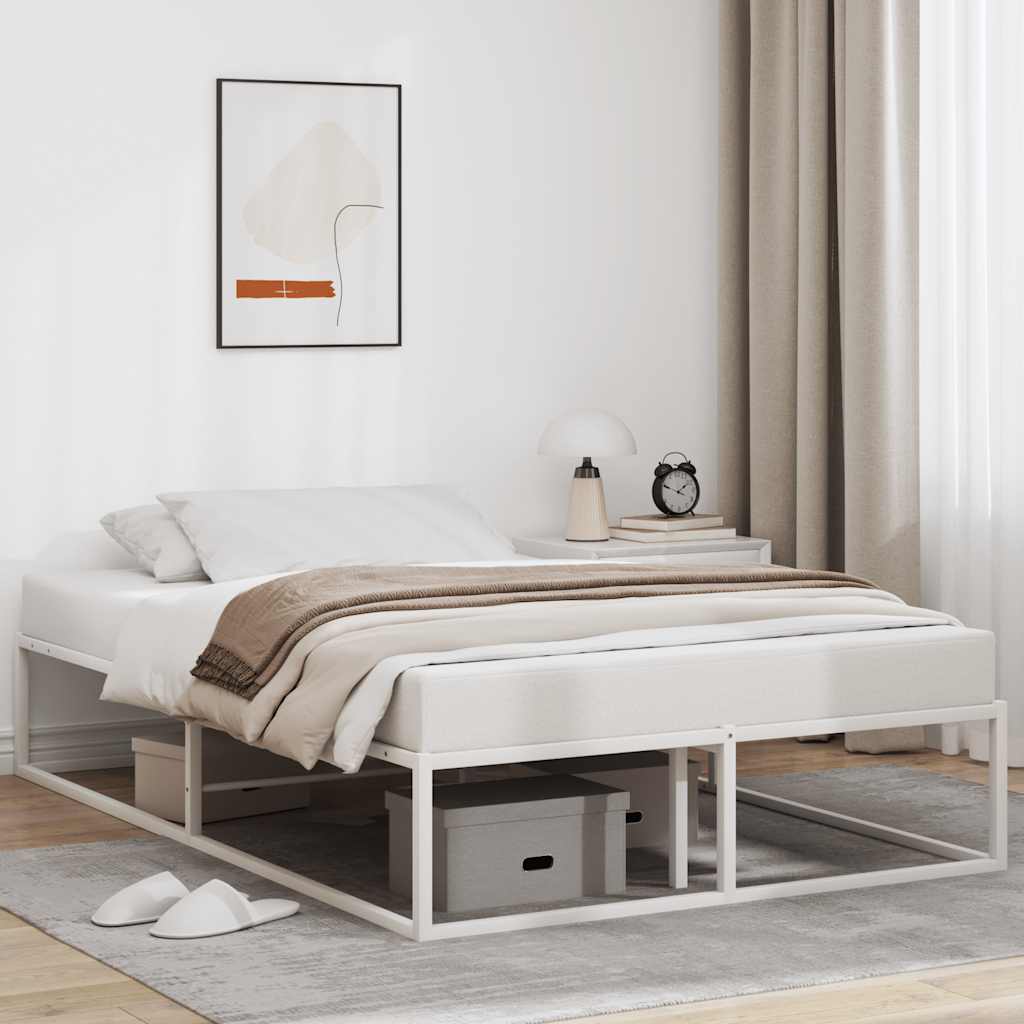 Giroletto senza Materasso-Struttura Letto Bianco 120x200 cm in Metallo