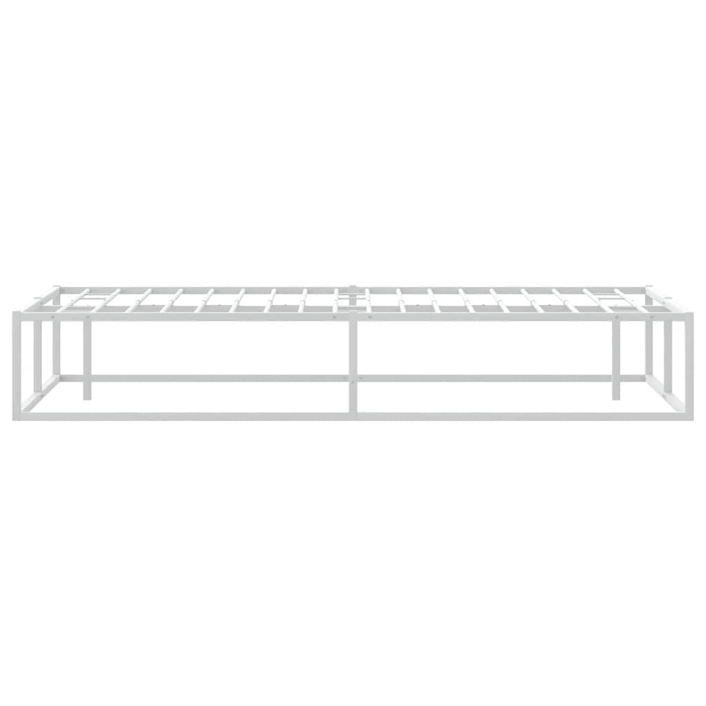 Giroletto senza Materasso Bianco 160x200 cm Metallo