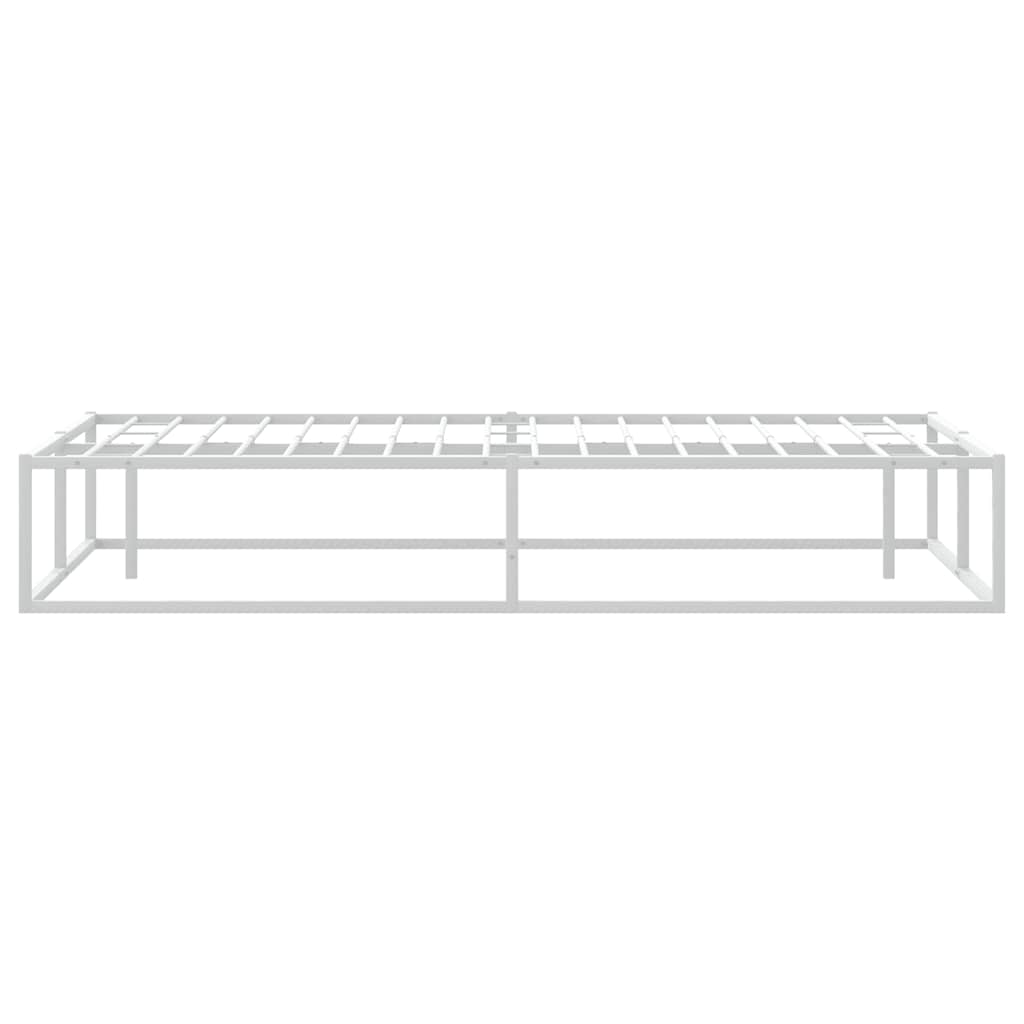 Giroletto senza Materasso-Struttura Letto Bianco 180x200 cm Metallo