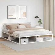 Giroletto senza Materasso-Struttura Letto Bianco 180x200 cm Metallo