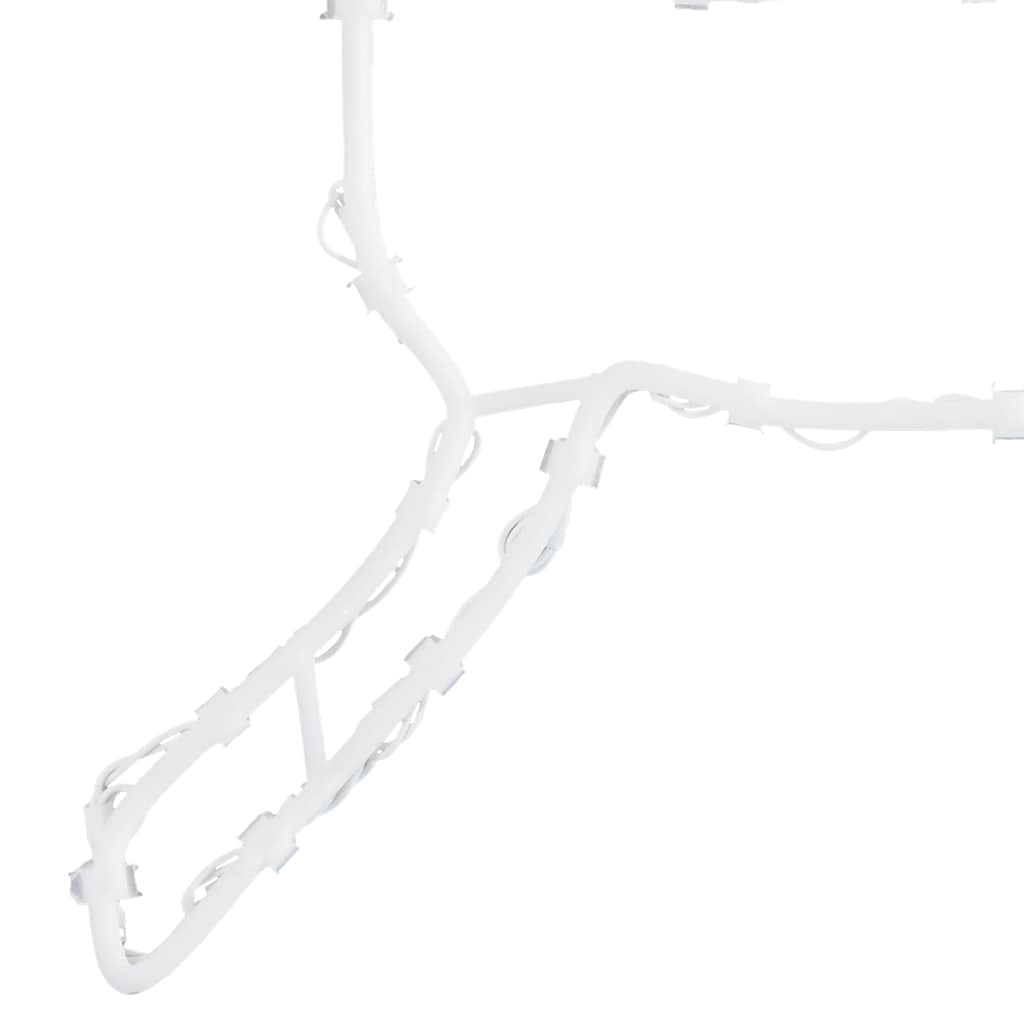 Luci di Natale Silhouette di Renna 2 pz 35 LED Bianco Caldo 4019594