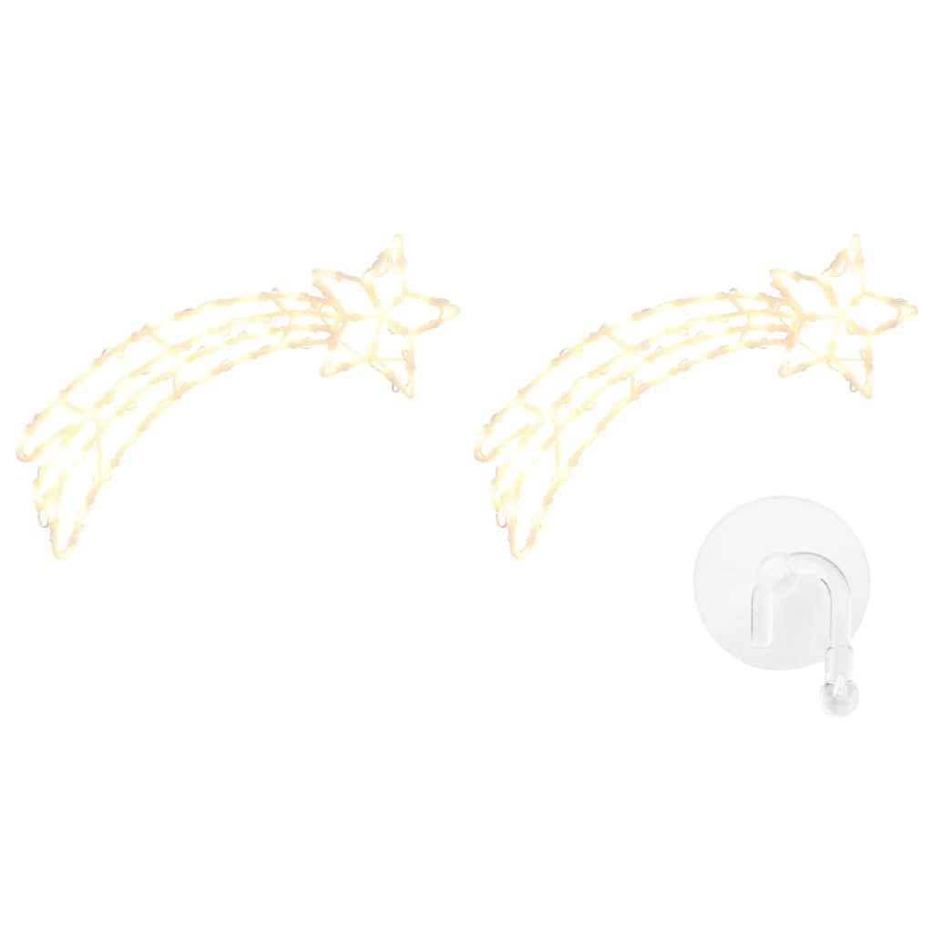 Luci di Natale Stella Cadente Silhouette 2pz 50LED Bianco Caldo 4019596