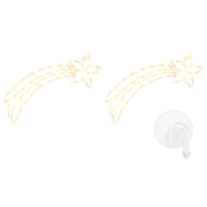 Luci di Natale Stella Cadente Silhouette 2pz 50LED Bianco Caldo 4019596