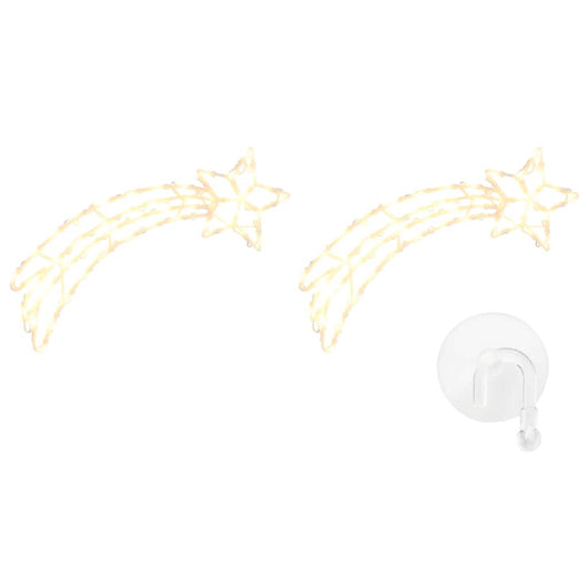 Luci di Natale Stella Cadente Silhouette 2pz 50LED Bianco Caldo 4019596