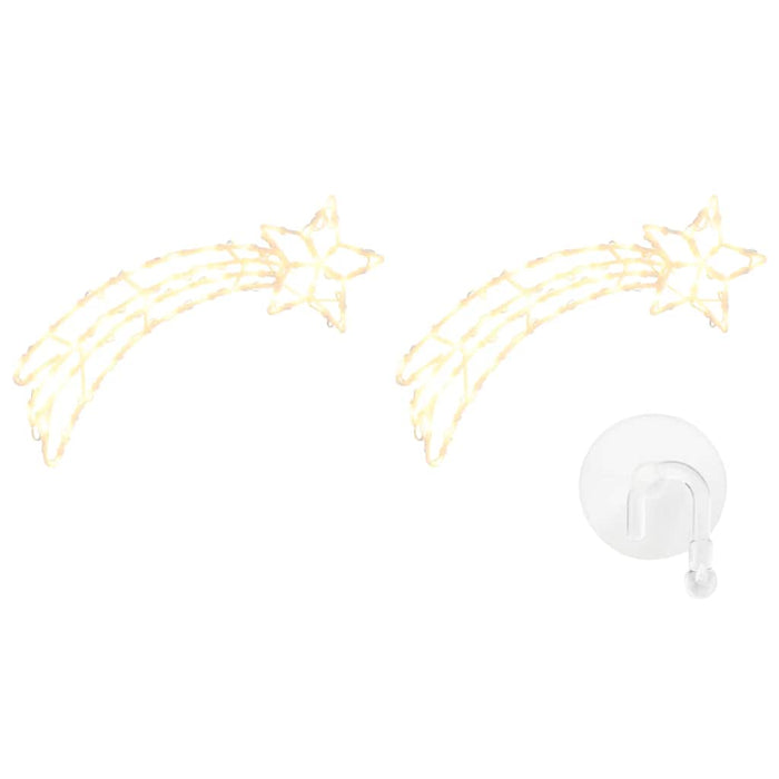 Luci di Natale Stella Cadente Silhouette 2pz 50LED Bianco Caldo 4019596