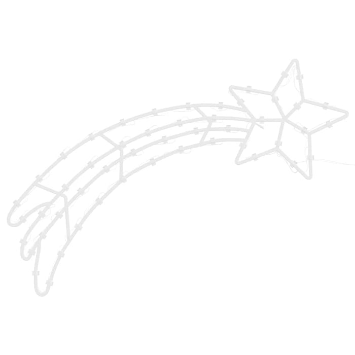 Luci di Natale Stella Cadente Silhouette 2pz 50LED Bianco Caldo 4019596