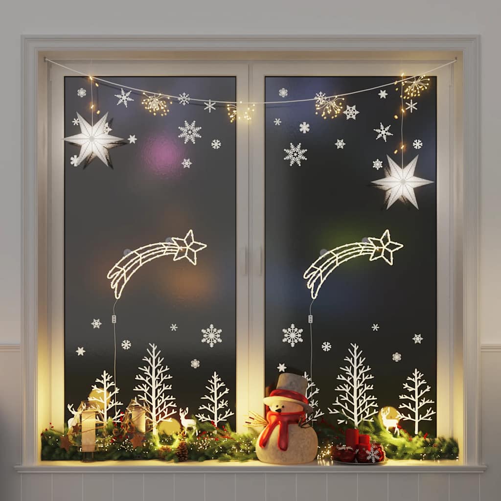 Luci di Natale Stella Cadente Silhouette 2pz 50LED Bianco Caldo 4019596