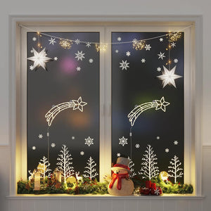 Luci di Natale Stella Cadente Silhouette 2pz 50LED Bianco Caldo 4019596