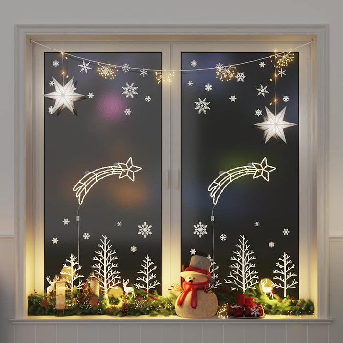 Luci di Natale Stella Cadente Silhouette 2pz 50LED Bianco Caldo 4019596