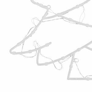 Luci di Natale Albero di Silhouette 2 pz 50 LED Bianco Caldo 4019597