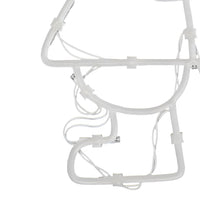 Luci di Natale Babbo Natale 2 pz 35 LED Bianco Caldo