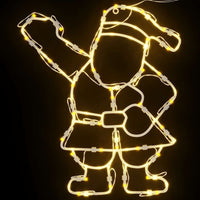Luci di Natale Babbo Natale 2 pz 35 LED Bianco Caldo 4019598