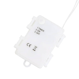 Luci di Natale Babbo Natale 2 pz 35 LED Bianco Caldo