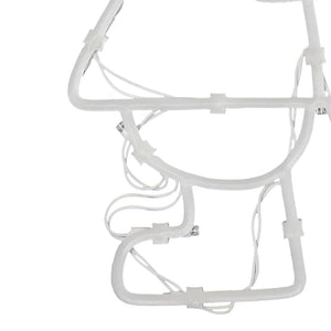 Luci di Natale Babbo Natale 2 pz 35 LED Bianco Caldo 4019598