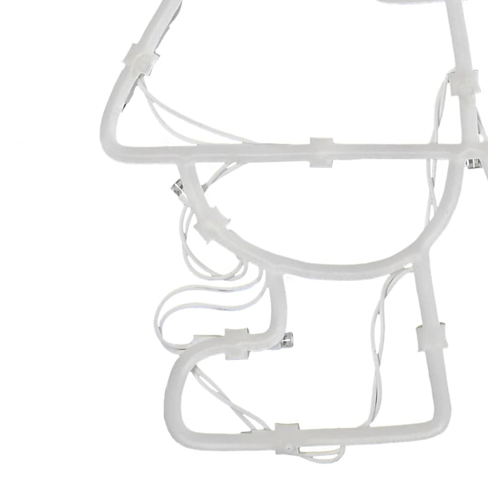 Luci di Natale Babbo Natale 2 pz 35 LED Bianco Caldo 4019598