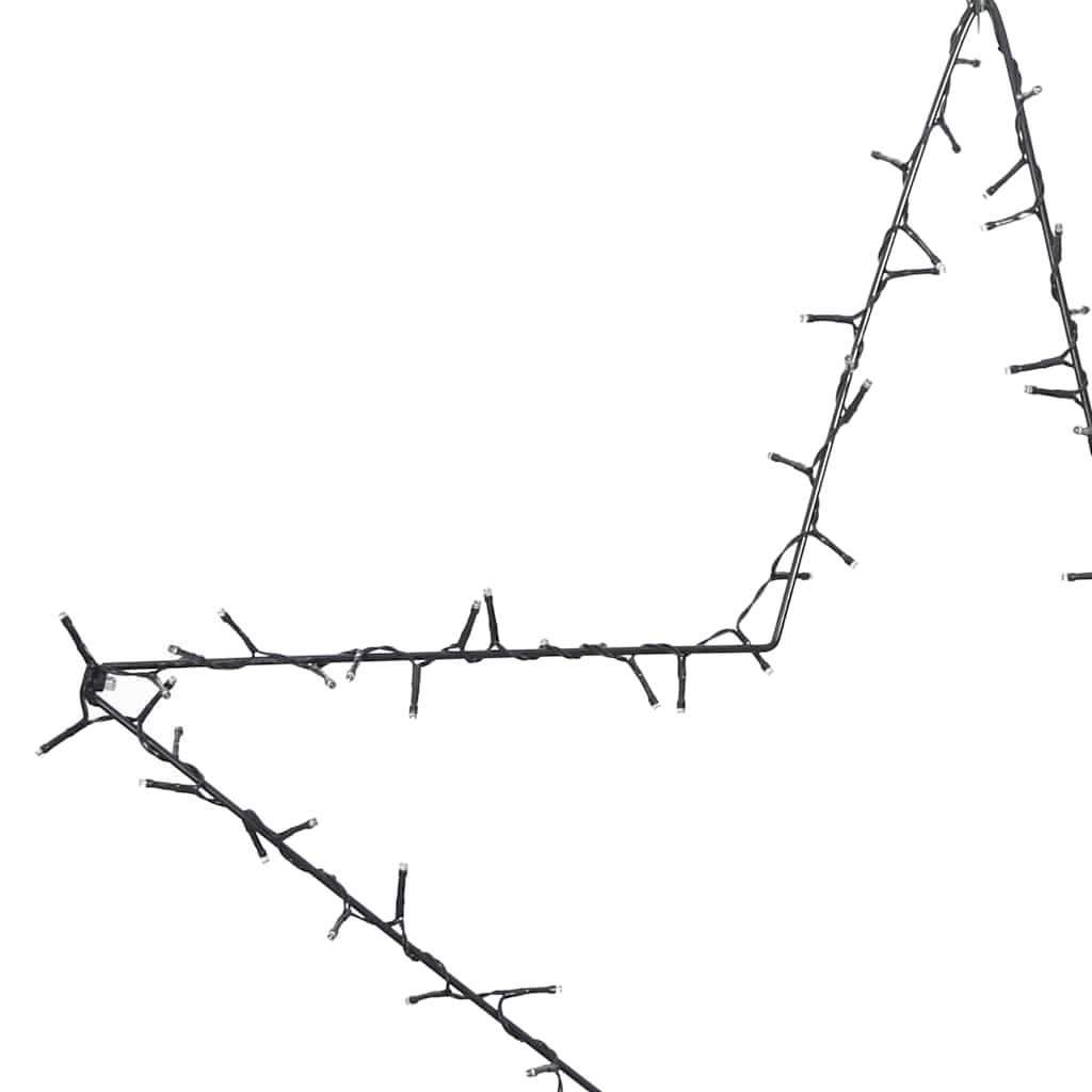 Luci di Natale Stella Silhouette 115 LED Bianco Caldo