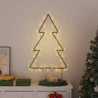Luci di Natale Albero di Natale Silhouette 115 LED Bianco Caldo