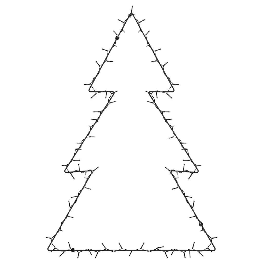 Luci di Natale Albero di Natale Silhouette 115 LED Bianco Caldo