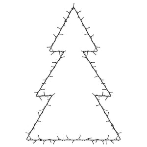 Luci di Natale Albero di Natale Silhouette 115 LED Bianco Caldo 4019603