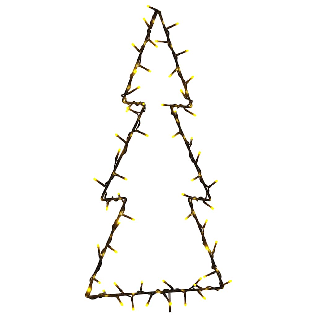 Luci di Natale Albero di Natale Silhouette 80 LED Bianco Caldo 4019604