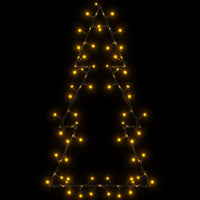 vidaXL Luci di Natale Albero di Natale Silhouette 80 LED Bianco Caldo