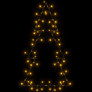 vidaXL Luci di Natale Albero di Natale Silhouette 80 LED Bianco Caldo