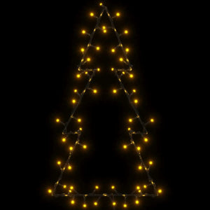 Luci di Natale Albero di Natale Silhouette 80 LED Bianco Caldo 4019604
