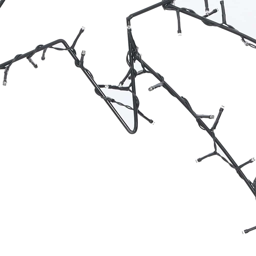 vidaXL Luci di Natale Stella Cadente Silhouette 115 LED Bianco Caldo