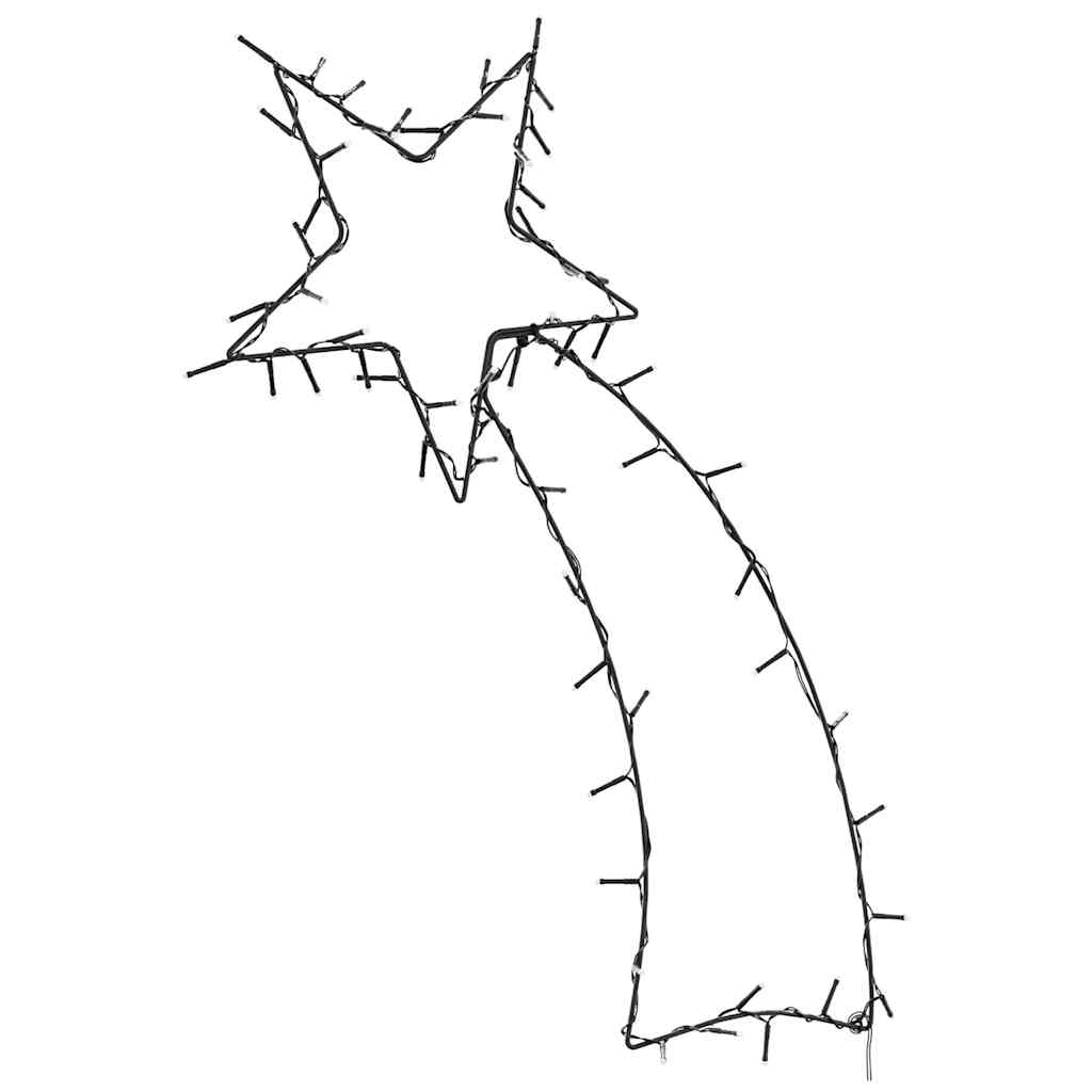 Luci di Natale Stella Cadente Silhouette 80 LED Bianco Caldo 4019606