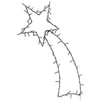 Luci di Natale Stella Cadente Silhouette 80 LED Bianco Caldo 4019606