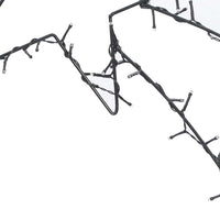 vidaXL Luci di Natale Stella Cadente Silhouette 80 LED Bianco Caldo