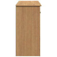 Credenza con Cassetti Panama 93x40x80 cm Legno Massello di Pino 4016384