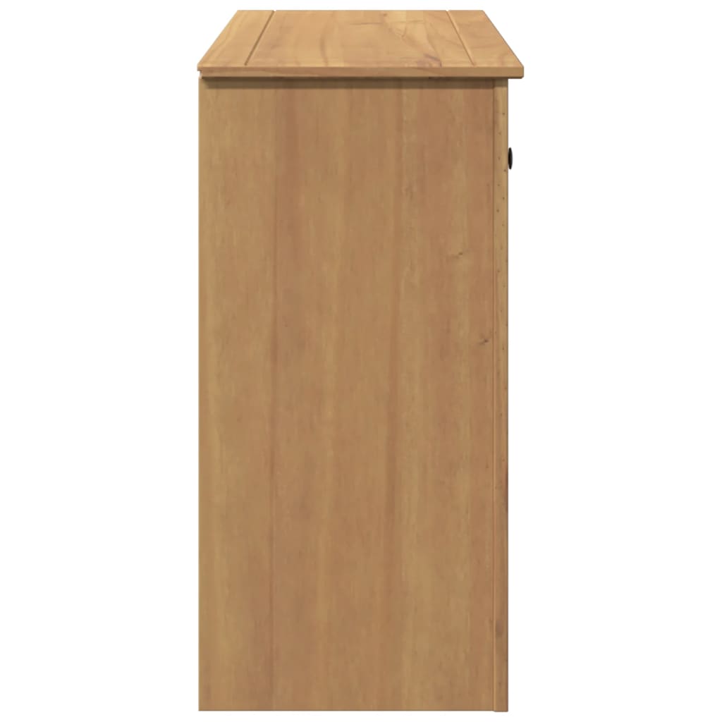 Credenza con Cassetto Panama 93x40x80 cm Legno Massello di Pino 4016386