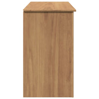 vidaXL Scrivania Panama 112x45x75 cm Legno Massello di Pino