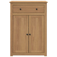 Scarpiera Panama 80x40x114 cm Legno Massello di Pino 4016391