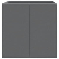Scatole Portaoggetti 10pz Grigio 32x32x32cm Tessuto non Tessuto 4018988