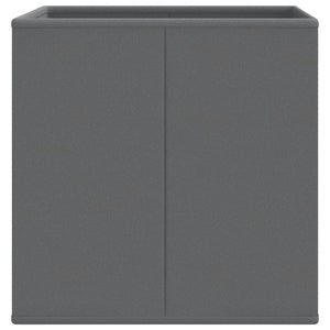 Scatole Portaoggetti 10pz Grigio 32x32x32cm Tessuto non Tessuto 4018988