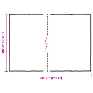 Copertura per Piante con Occhielli 3x6 m in Polietilene 3308707