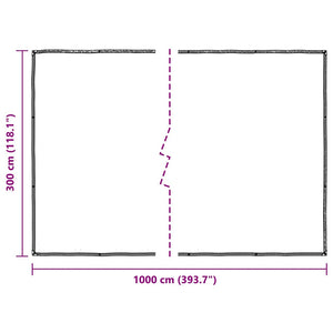 Copertura per Piante con Occhielli 3x10 m in Polietilene
