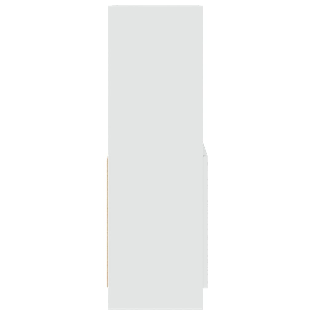 vidaXL Credenza Bianca 63x33x100 cm in Truciolato