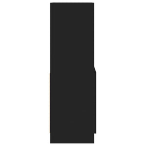 Credenza Nera 63x33x100 cm in Legno Multistrato 855098