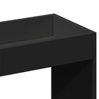 vidaXL Credenza Nera 63x33x140 cm in Truciolato