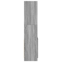 vidaXL Credenza Grigio Sonoma 63x33x140 cm in Truciolato